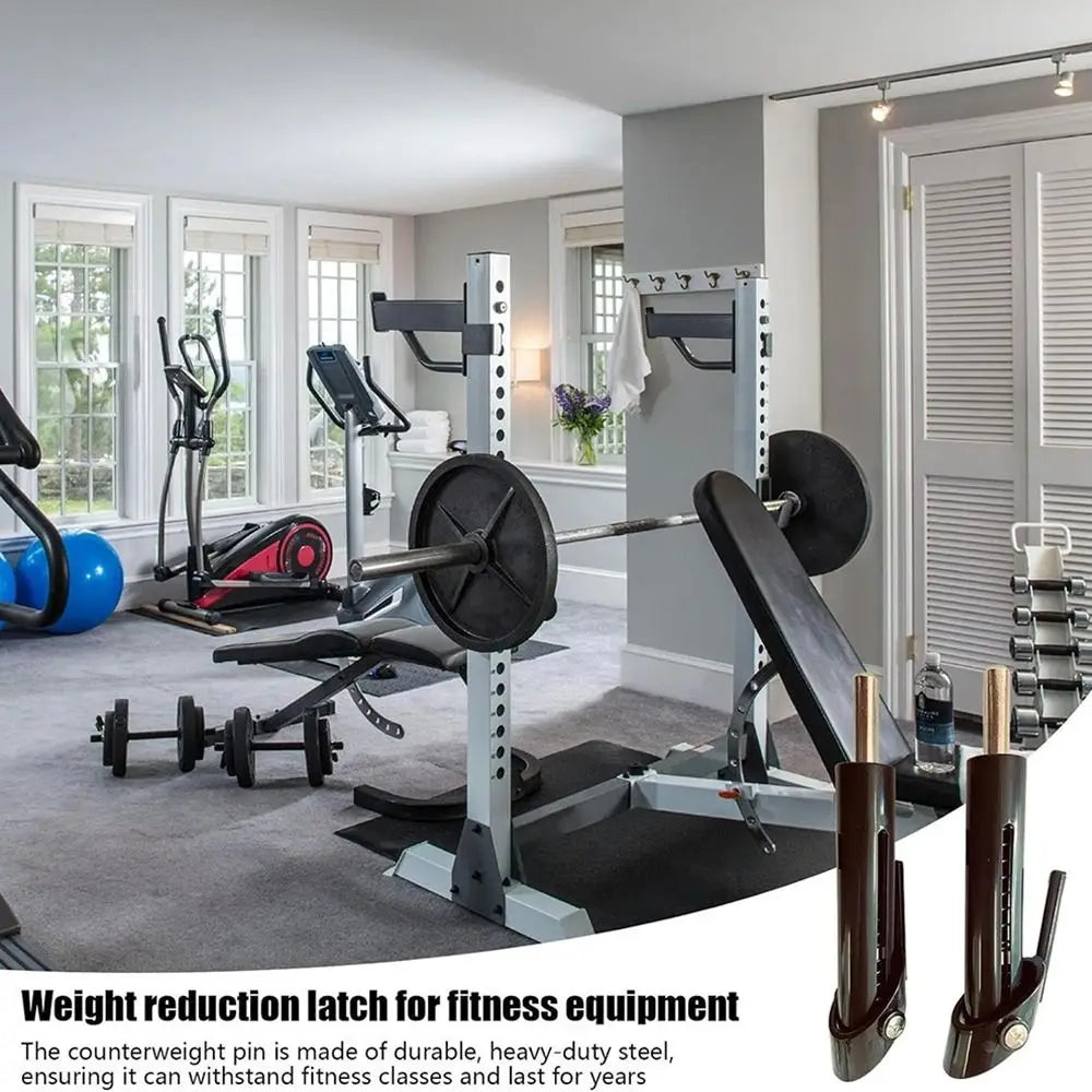 Universal Gym Accessories: Heavy-Duty Security Lock Weight Reduction Latch for Strength Training