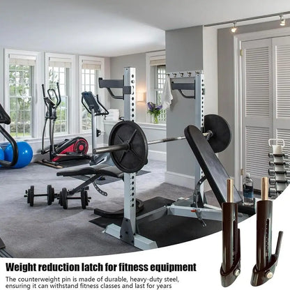 Universal Gym Accessories: Heavy-Duty Security Lock Weight Reduction Latch for Strength Training