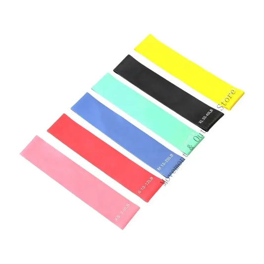 Elevate Your Workout with T4MF 6-Piece Resistance Bands Set – Versatile Fitness Bands for Home, Gym, and Travel