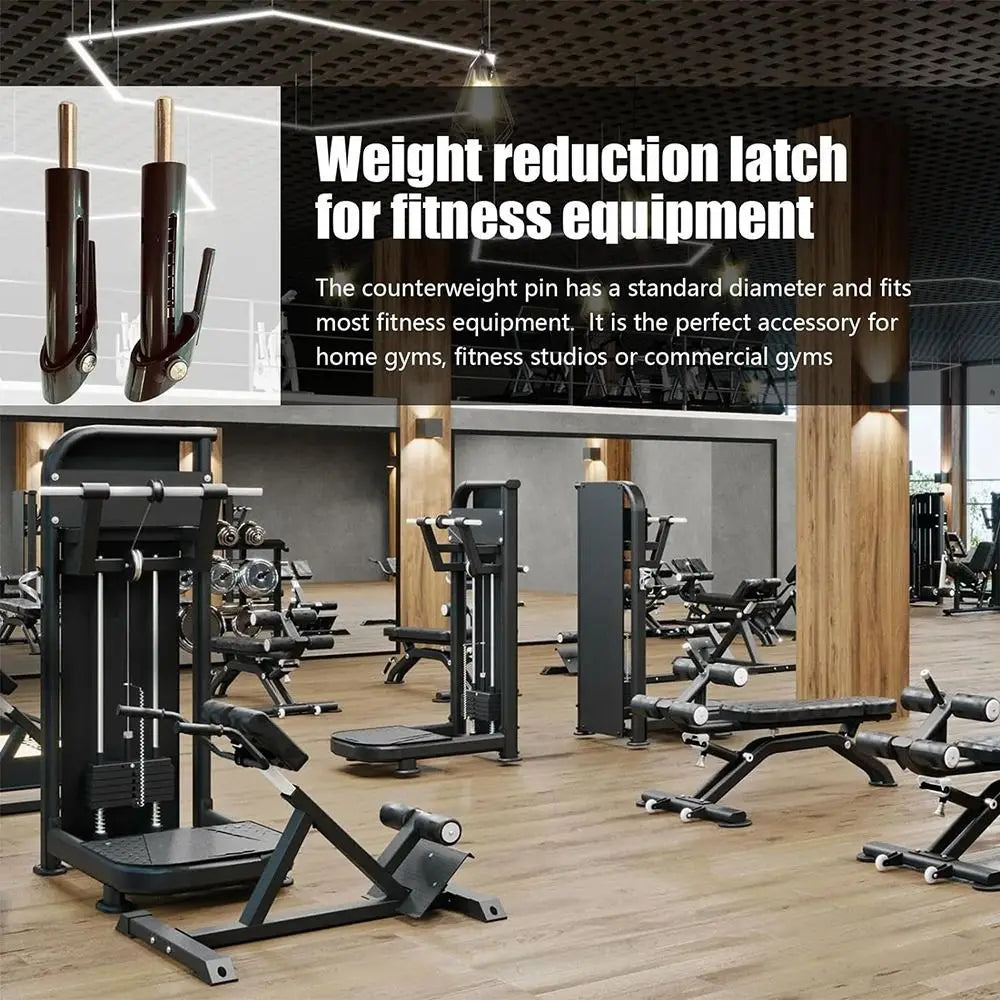 Universal Gym Accessories: Heavy-Duty Security Lock Weight Reduction Latch for Strength Training