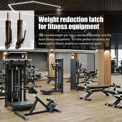 Universal Gym Accessories: Heavy-Duty Security Lock Weight Reduction Latch for Strength Training