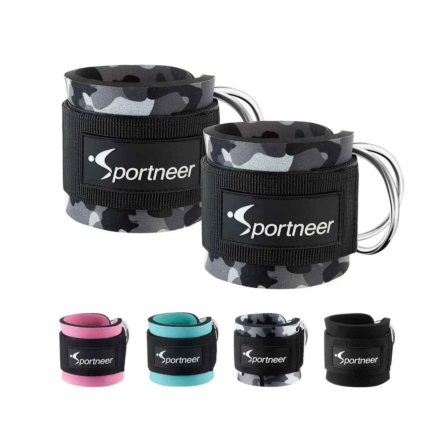Premium Adjustable Ankle Straps for Cable Machine Leg Extensions and Glute Workouts - Ideal for Home and Gym Use