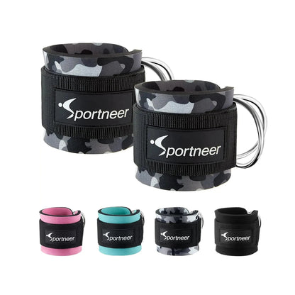 Premium Adjustable Ankle Straps for Cable Machine Leg Extensions and Glute Workouts - Ideal for Home and Gym Use