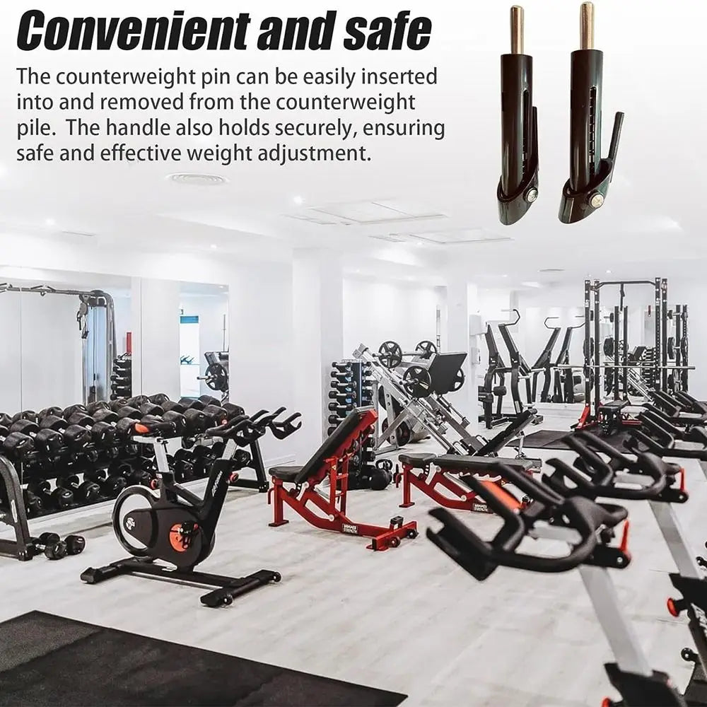 Universal Gym Accessories: Heavy-Duty Security Lock Weight Reduction Latch for Strength Training