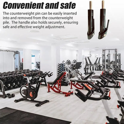 Universal Gym Accessories: Heavy-Duty Security Lock Weight Reduction Latch for Strength Training