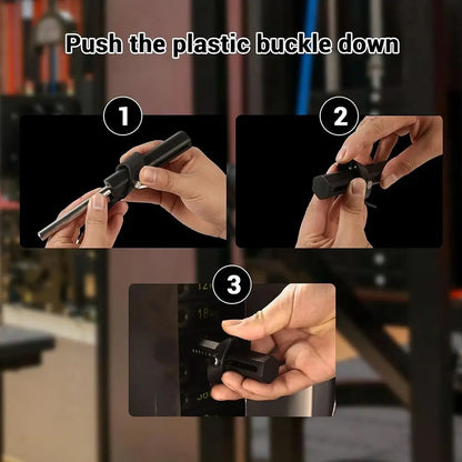Universal Gym Accessories: Heavy-Duty Security Lock Weight Reduction Latch for Strength Training